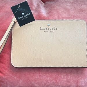 Kate Spade Tan Wristlet